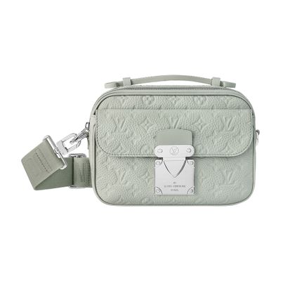 Louis Vuitton S-lock Messenger Bag In Beige