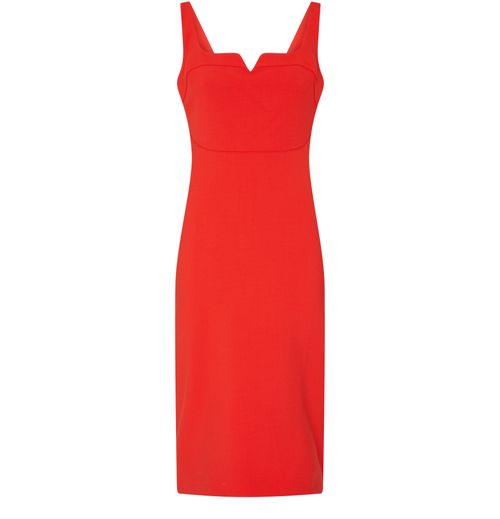 VICTORIA BECKHAM Ärmelloses, tailliertes T-Shirt-Kleid