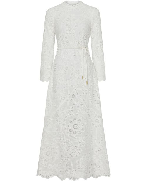 ZIMMERMANN Ottie embroidered long dress