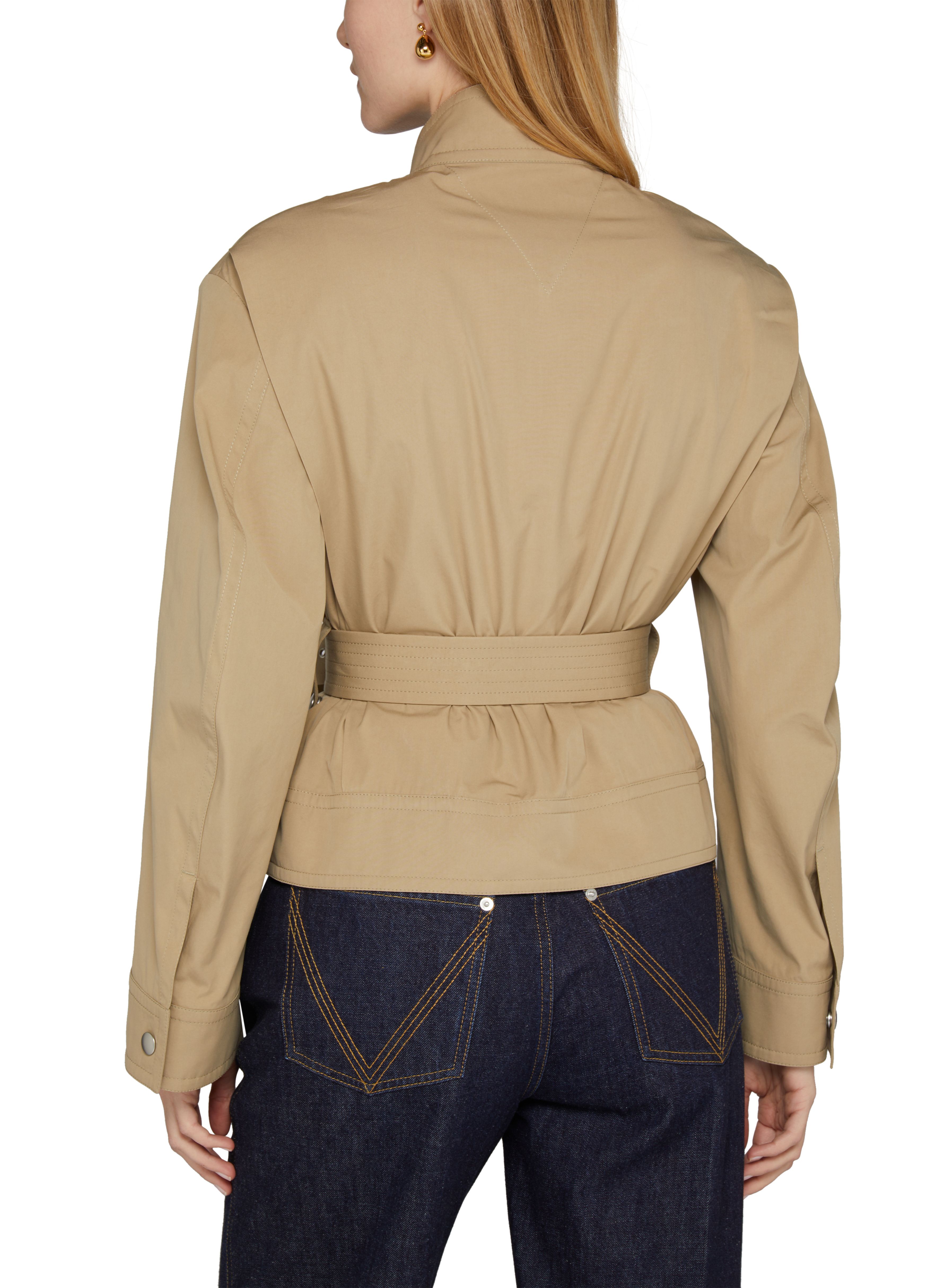 Cotton trench coat thumbnail 5