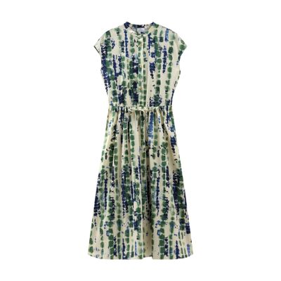Woolrich Printed Poplin In Green