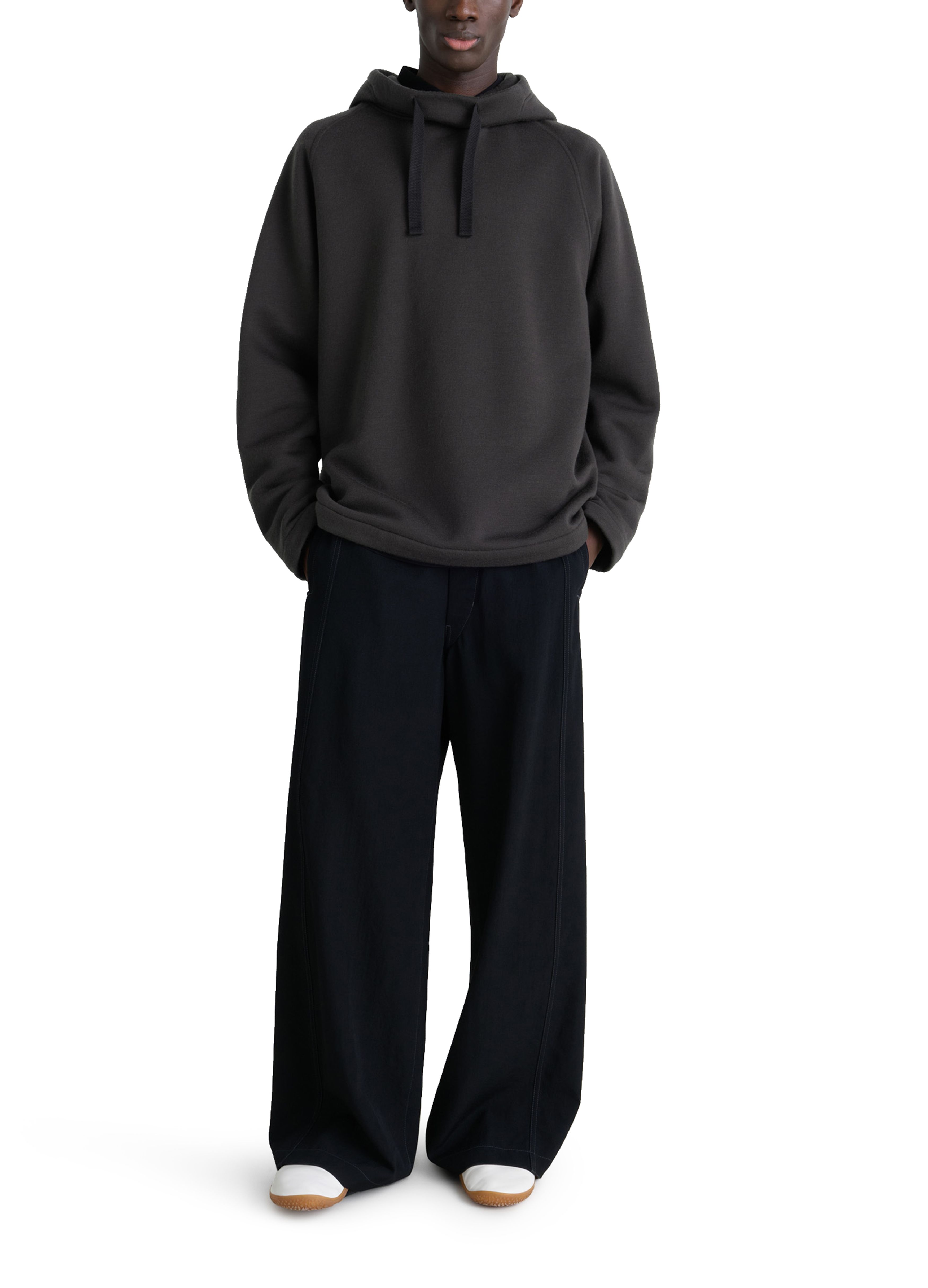 Hooded long sleeves sweater thumbnail 6
