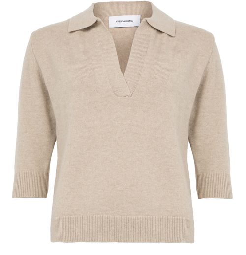 YVES SALOMON Pullover aus Wolle und Kaschmir mit Polokragen