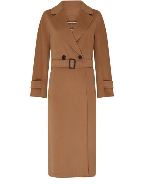 S MAX MARA Ebano long belted coat