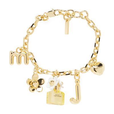 Marc Jacobs Daisy Charm Bracelet In Gold