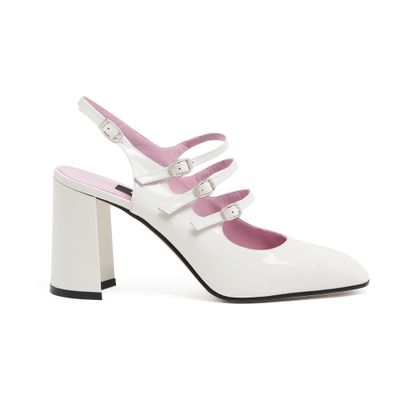 Carel Promise Slingback Pumps In White