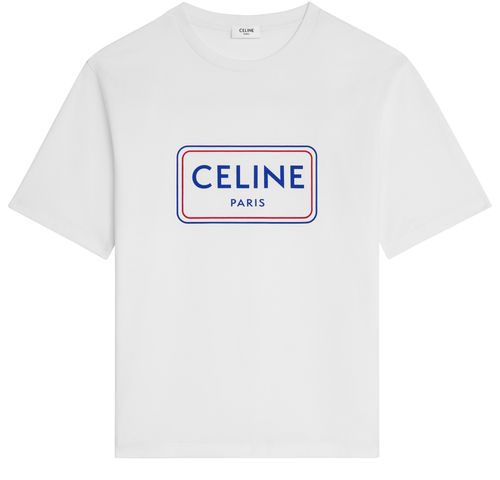 CELINE Loose t-shirt in cotton jersey