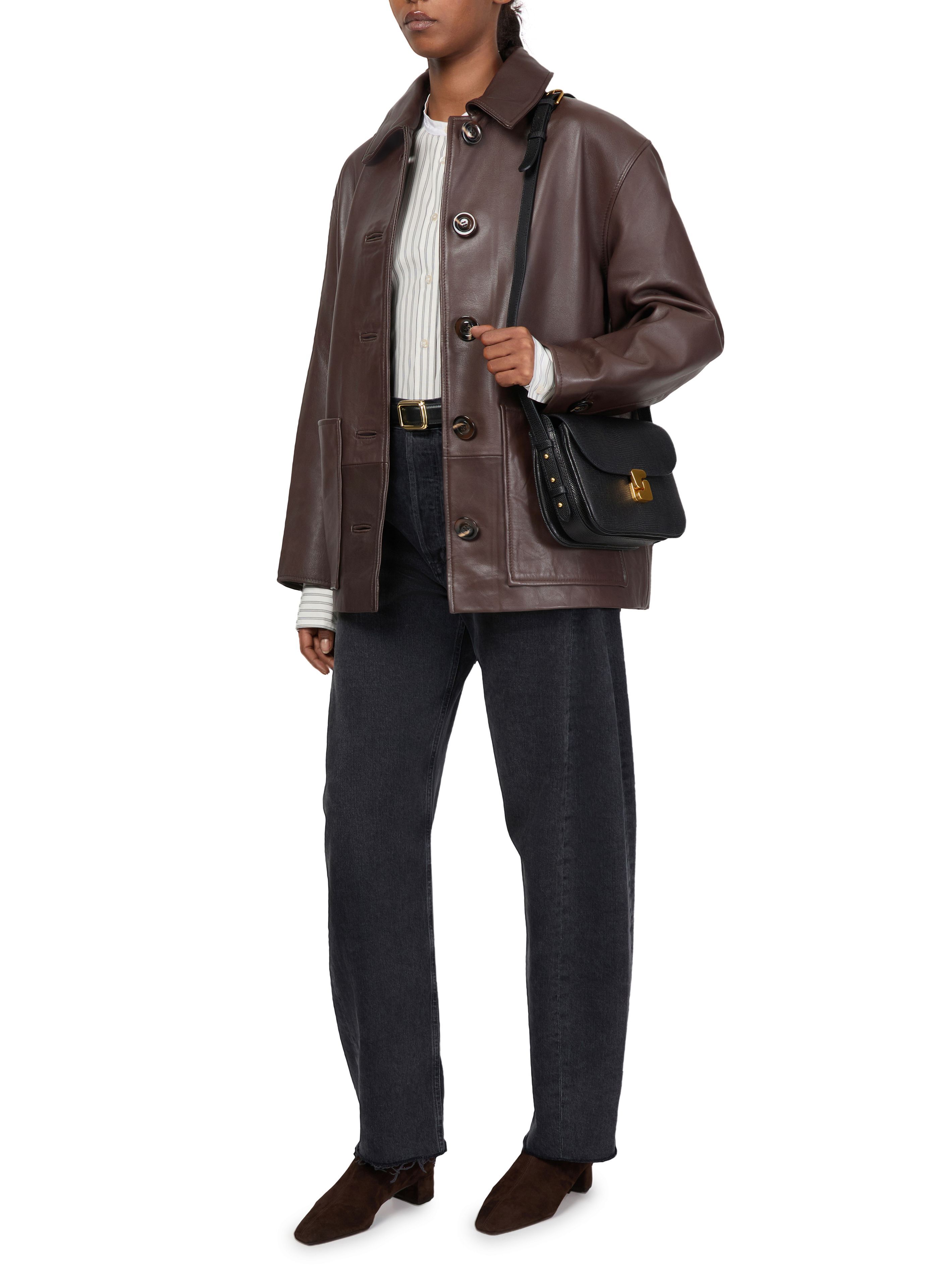 Vincenzo leather jacket thumbnail 6