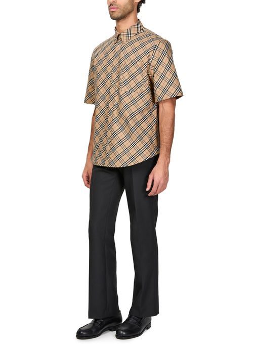 BURBERRY Check cotton shirt