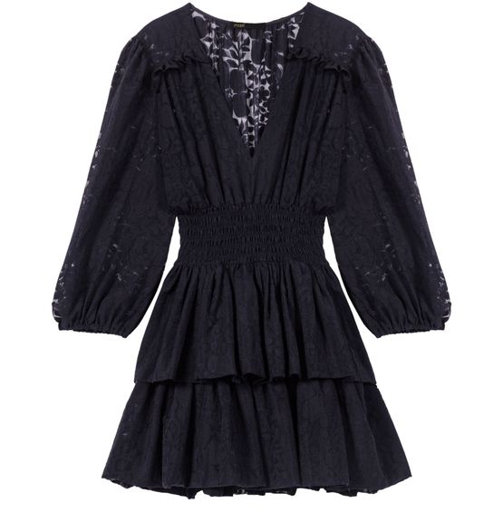 Maje dress with layered effect deals