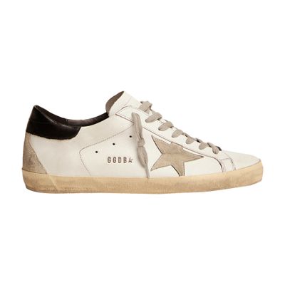 Shop Golden Goose Super-star Sneakers In White Ice Black