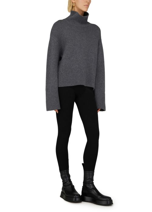 LISA YANG Rollkragenpullover aus Kaschmir Fleur