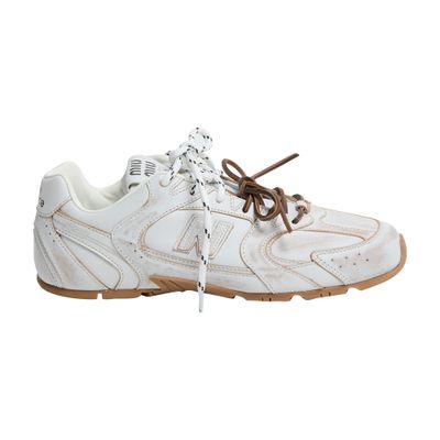Women's Bicolor nappa leather sneakers | MIU MIU | 24S