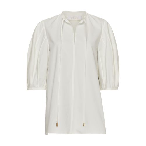 Shop Chloé Blouse In Buttercream