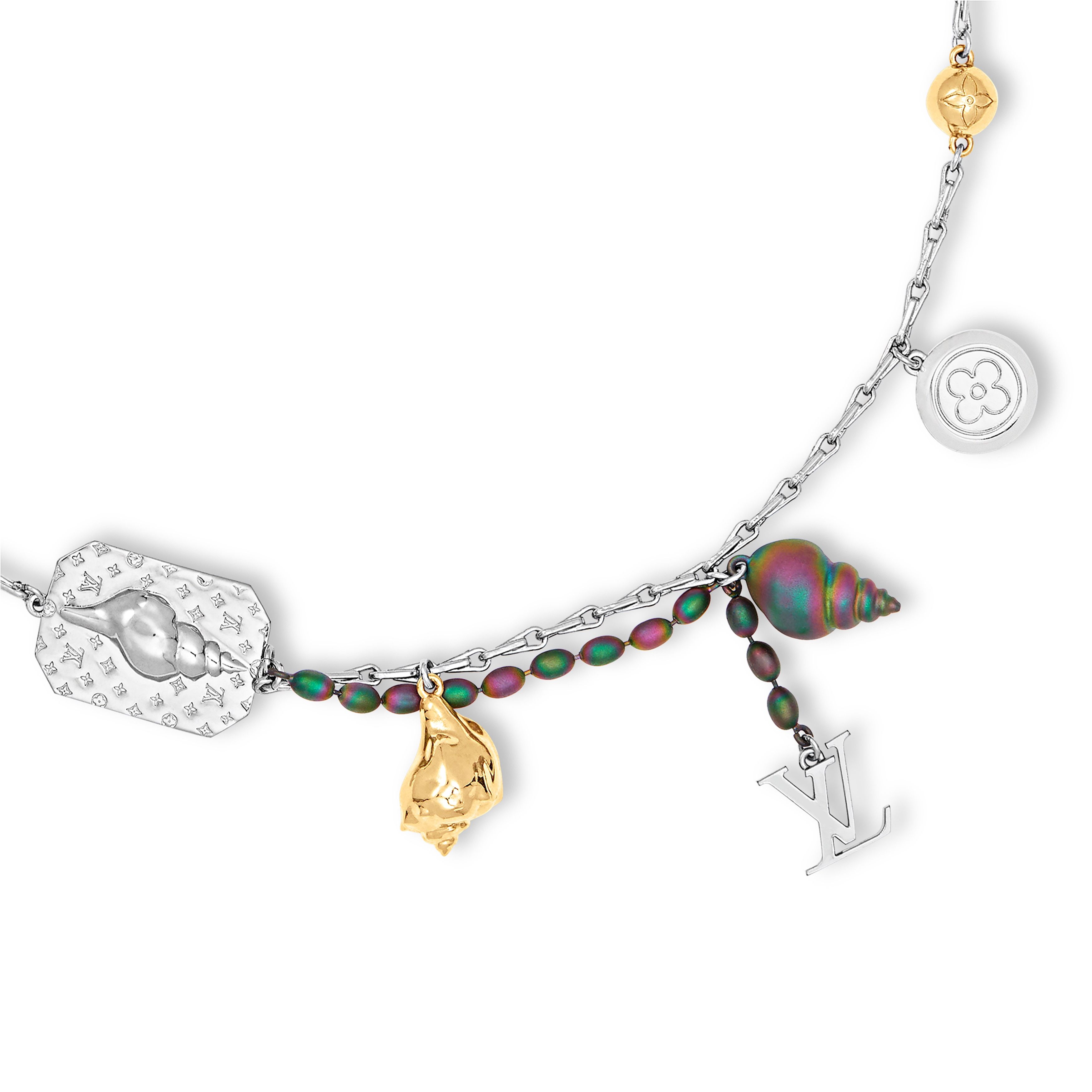 LV Shell Necklace thumbnail 3