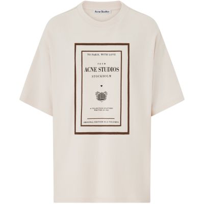 Acne Studios Long-sleeved T-shirt In White