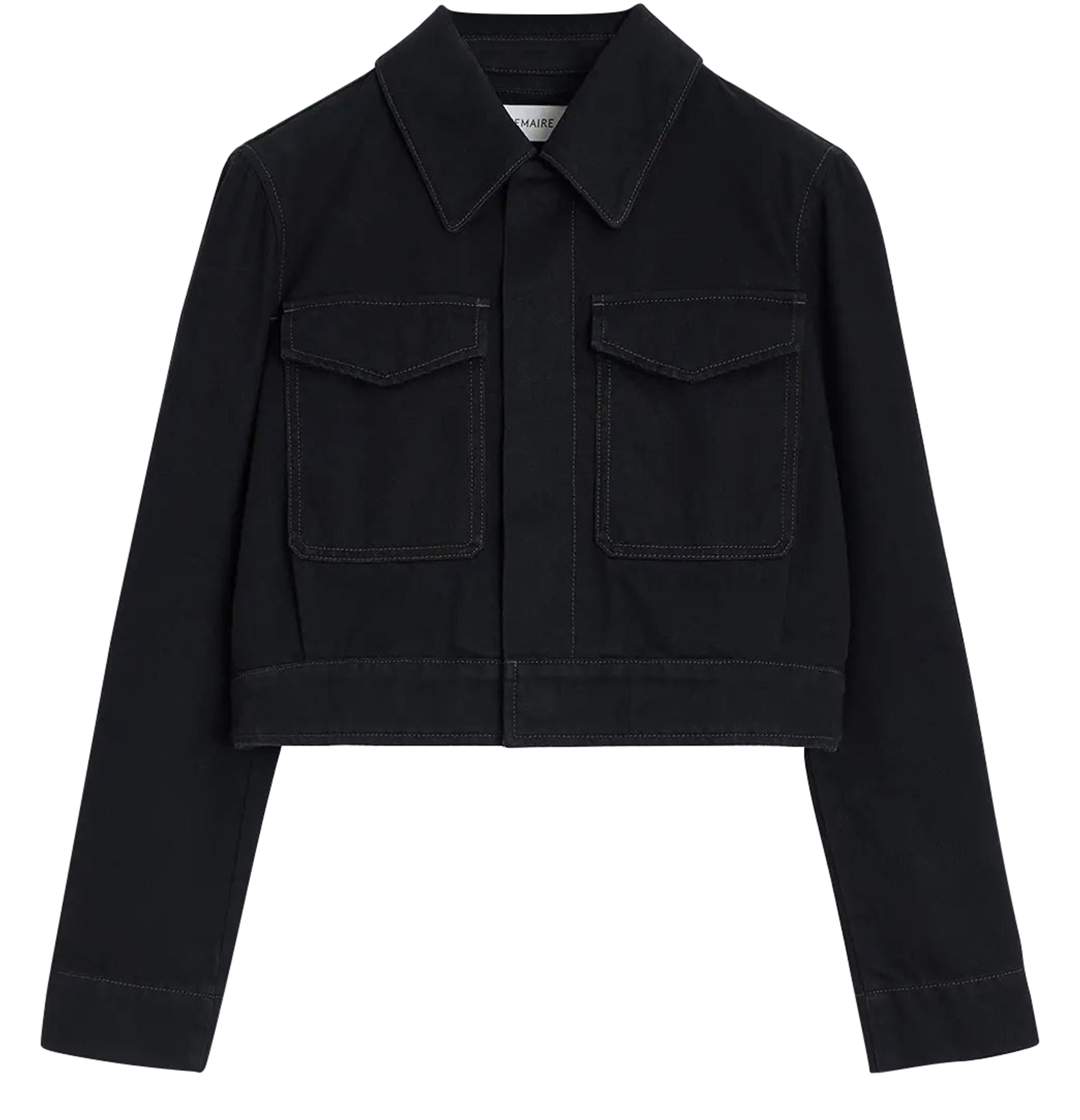 Two pocket cropped jacket