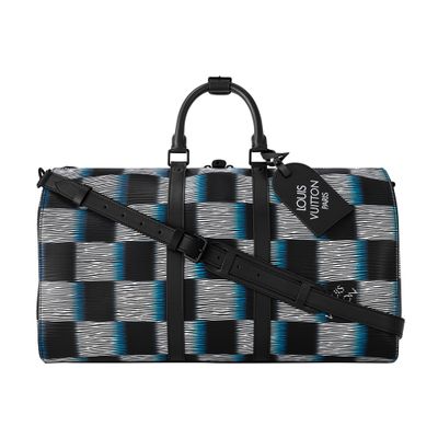 Louis Vuitton Keepall Bandoulière 50 In Blue