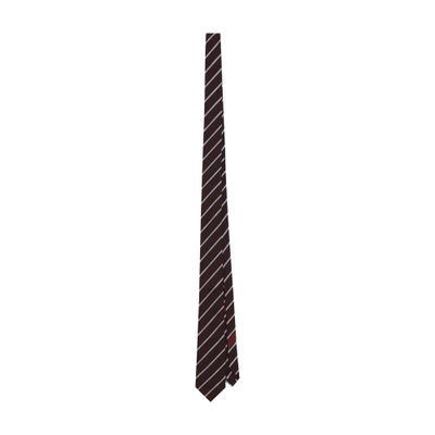 Dolce & Gabbana Micro-design Jacquard Martini Tie In Multicolor