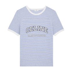 Tシャツ・カットソー CELINE Celine 70's tshirt in striped iersey Women's Celine 70's t-shirt in striped jersey | CELINE | 24S