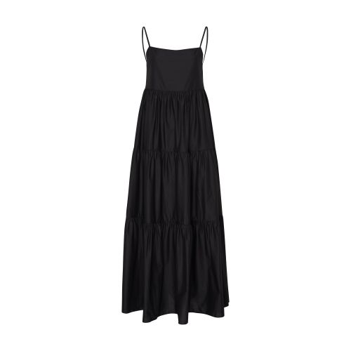 Matteau The Tiered Low-back Sun-dress In Black