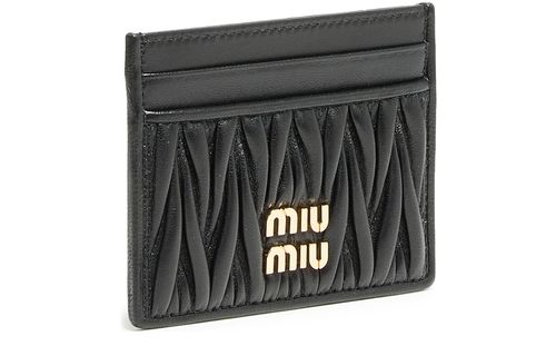 MIU MIU Quilted leather cardholder