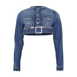 ジャケット JeanPaul GAULTIER SUPER CROPPED DENIM JACKET Women's The super cropped denim jacket | JEAN PAUL GAULTIER