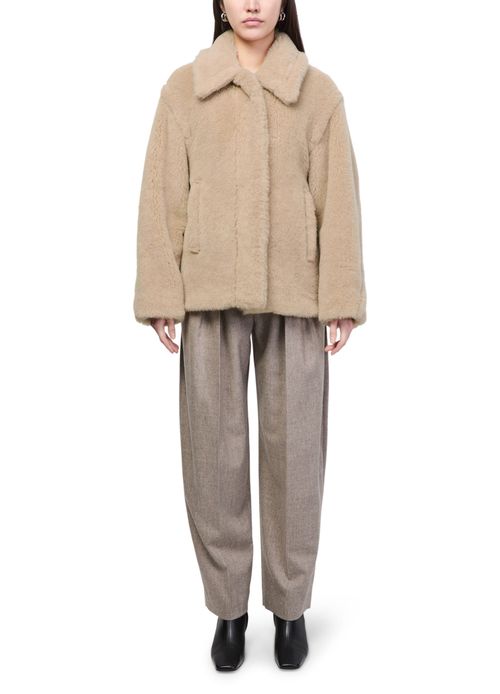 MAX MARA Teddy cropped coat