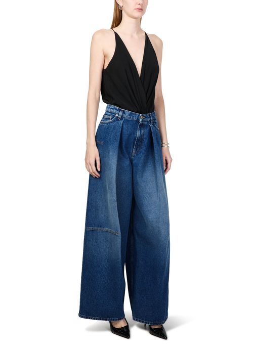 JEAN PAUL GAULTIER Topstiching detail jeans