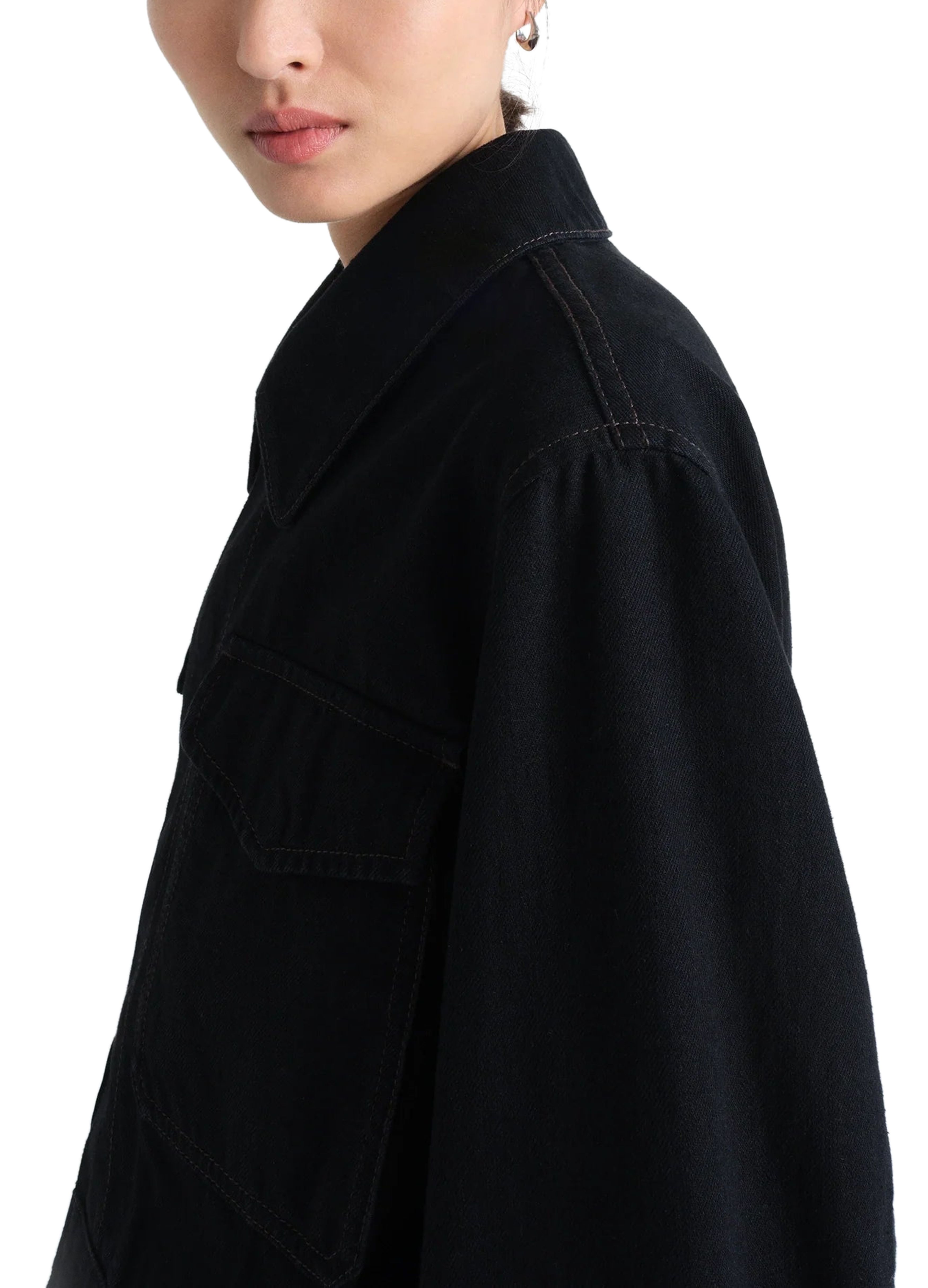 Two pocket cropped jacket thumbnail 3