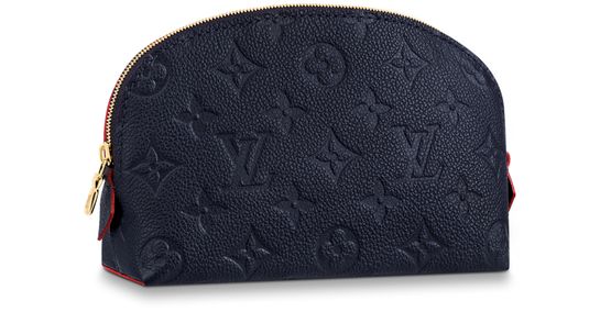 Louis Vuitton Cosmetic Pouch PM Black Monogram Empreinte