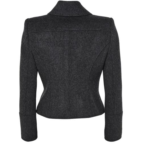 MCQUEEN Short double-breasted coat