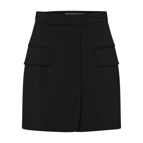 Max Mara Black Nuoro Miniskirt In Nero