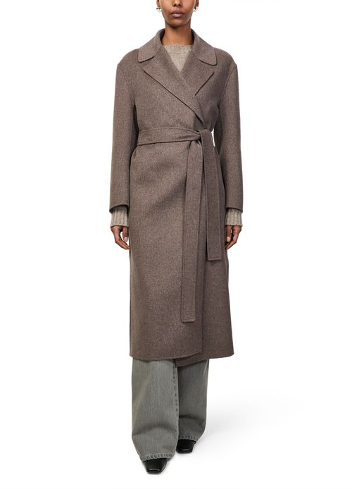 S MAX MARA Langer Mantel mit Gürtel