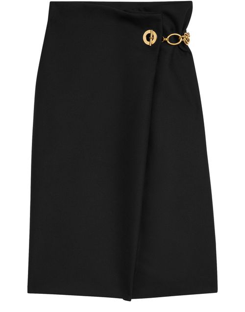 CELINE Midi skirt in mohair wool