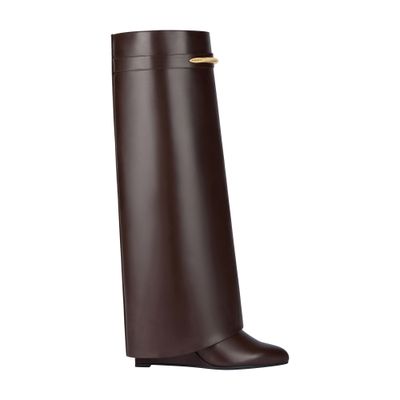 Givenchy Shark Boots In Brown