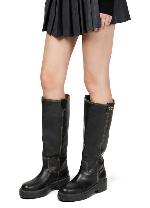 MIU MIU Leather boots