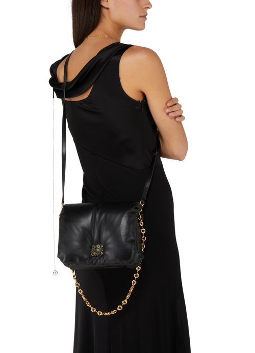LOEWE Goya Puffer quilted bag