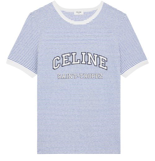 CELINE Celine 70's t-shirt in striped jersey