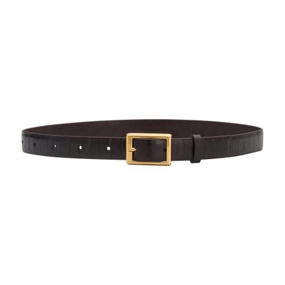 Camilla And Marc Sonny Eel Belt In Black
