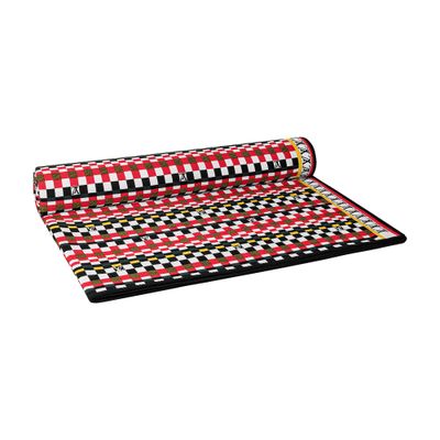 Louis Vuitton Damier Checks Blanket In Red