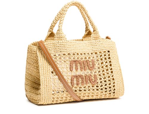 MIU MIU Raffia handbag