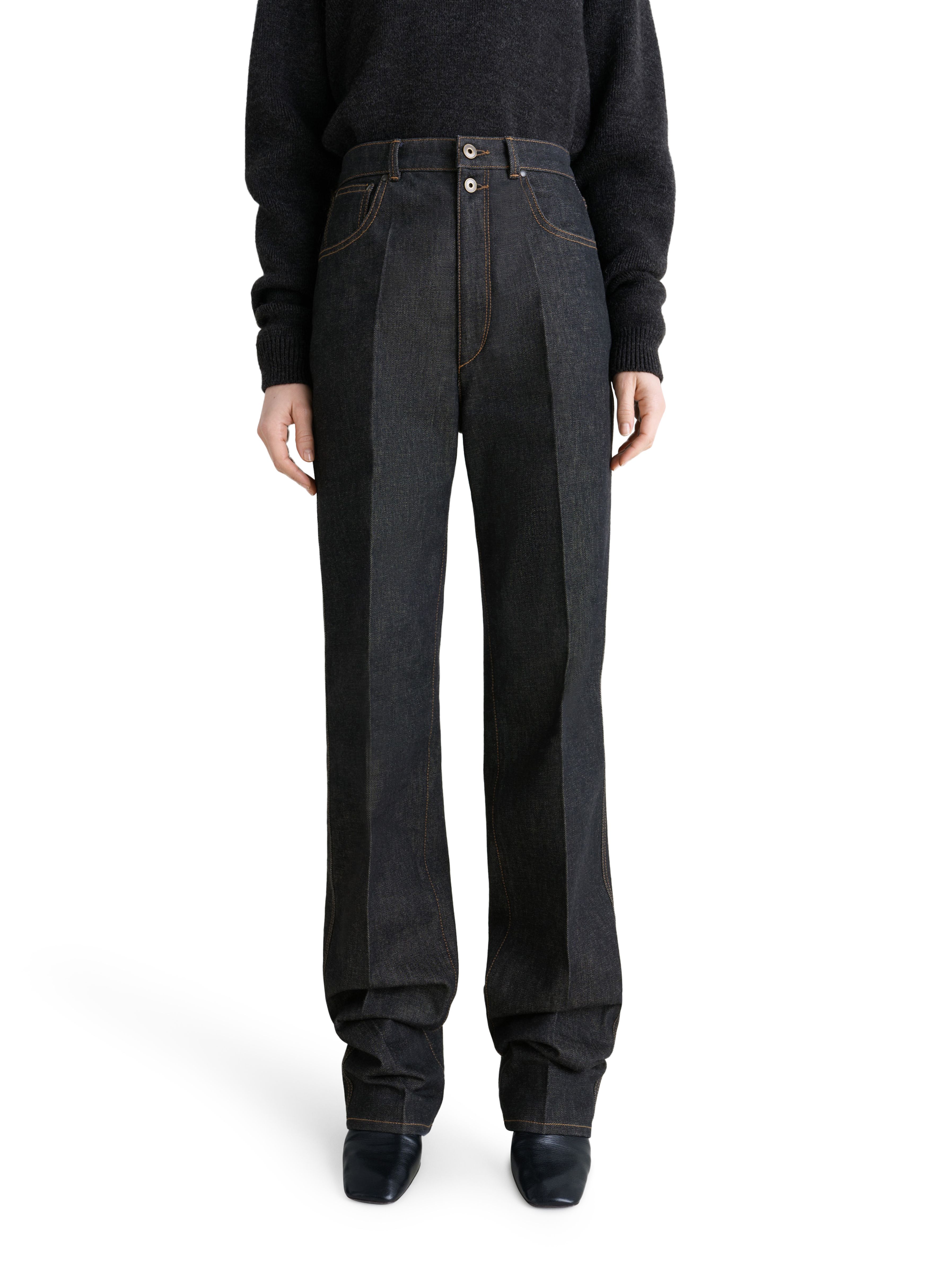 High waisted straight jeans thumbnail 5