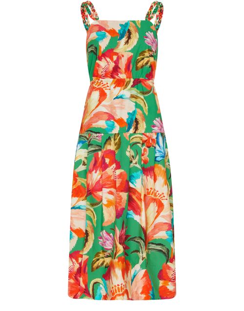 FARM RIO Sleeveless midi dress