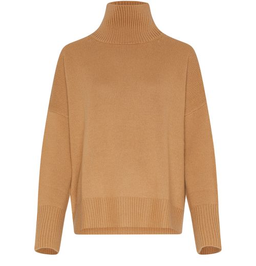Lisa Yang — Heidi cashmere turtleneck sweater (Brown)