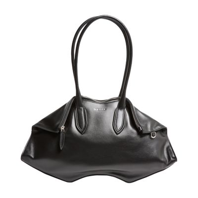 Alexander Mcqueen Manta Handbag In Black