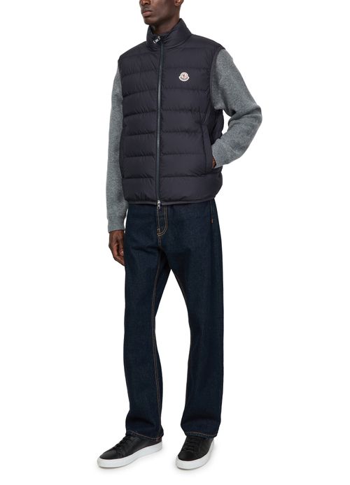 MONCLER Contrin sleeveless down jacket