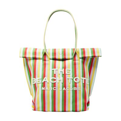 Marc Jacobs The Beach Tote Cotton Bag In Multicolor