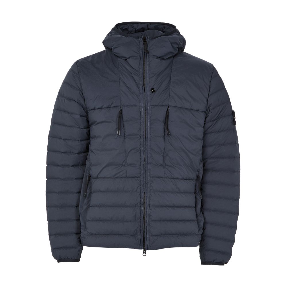 Logo patch down jacket thumbnail 4