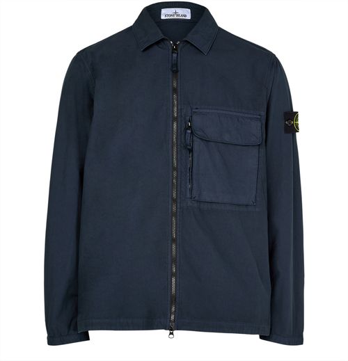 STONE ISLAND Zipped shirt